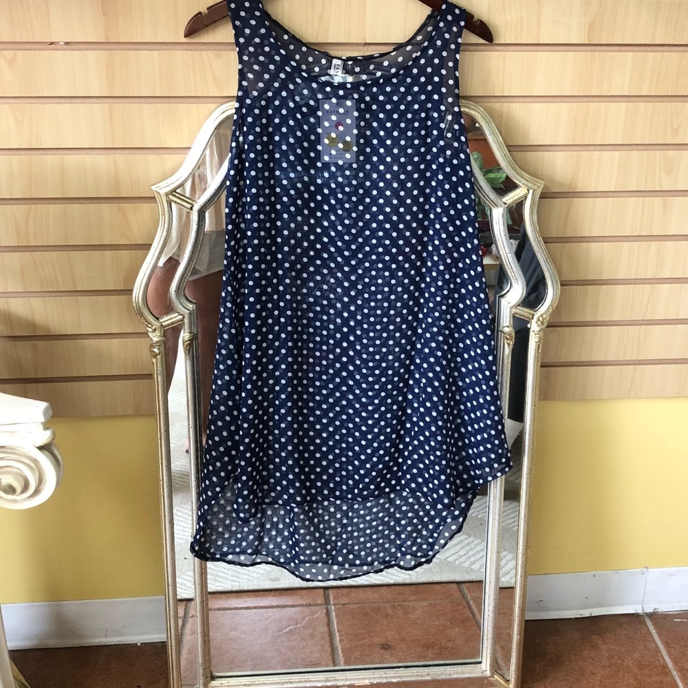 Polka Dot Sheer Cover Up